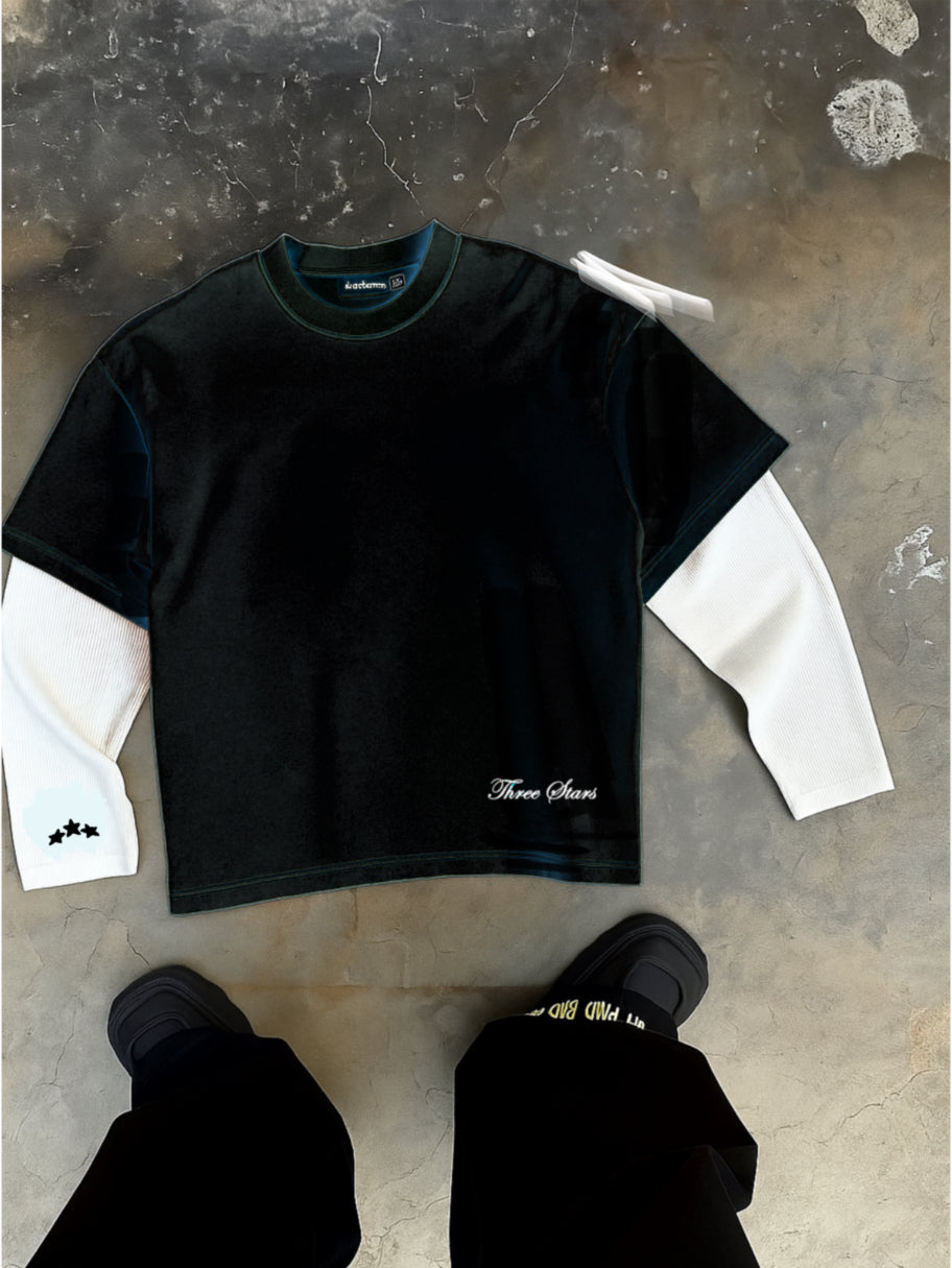 BLACK THREE STARS SLEEVE
